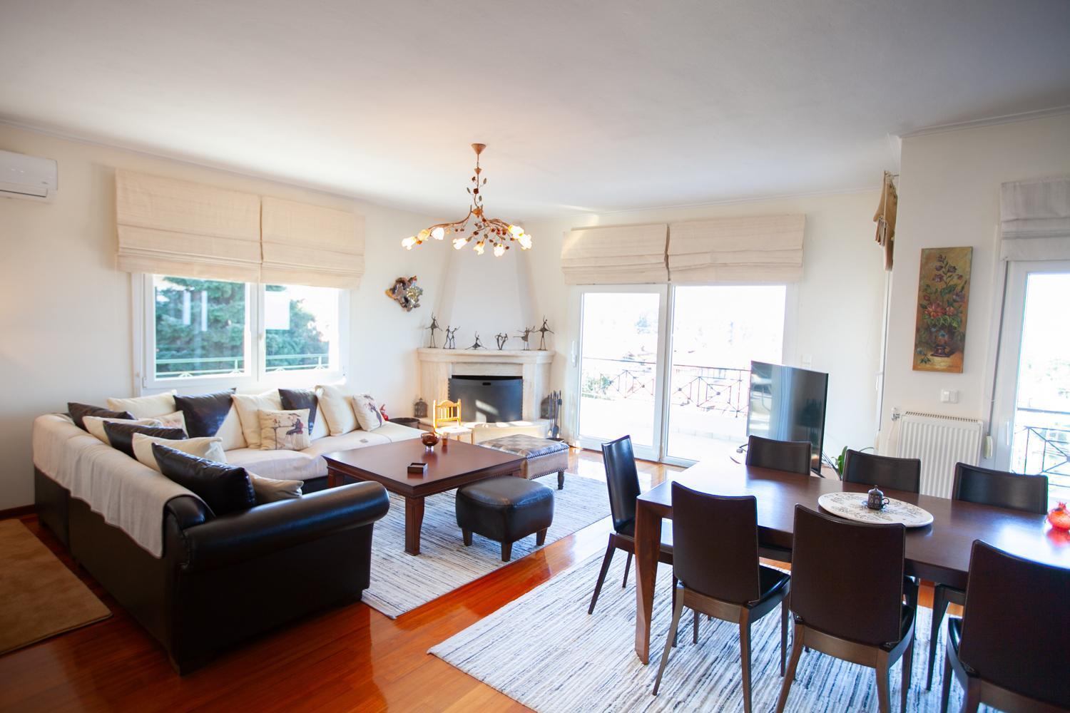 Rodon Apartment With Great View, Sauna And Jacuzzi Литокорон Екстериор снимка