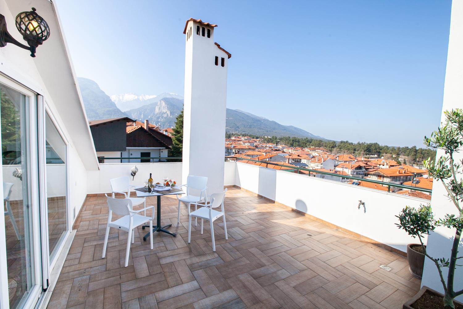 Rodon Apartment With Great View, Sauna And Jacuzzi Литокорон Екстериор снимка