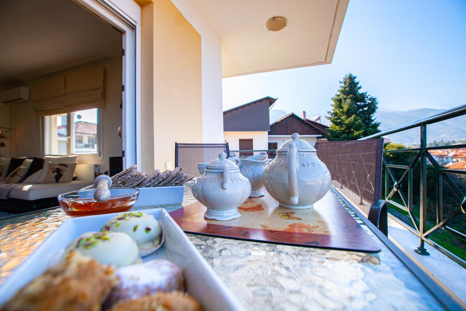 Rodon Apartment With Great View, Sauna And Jacuzzi Литокорон Екстериор снимка